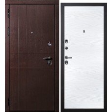 С-2 / Гладкая Орех премиум / Дуб скай белый