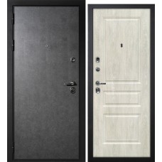 Дверь П-2/1 / Версаль-2 Штукатурка графит / Дуб седой