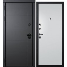 Дверь Э-1 / Гладкая Серый софт / Агат