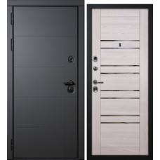 Дверь Э-1 / PSK-1 Серый софт / Ривьера крем