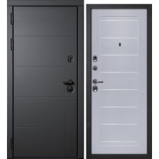 Дверь Э-1 / ТЕХНО-708 Серый софт / Муссон