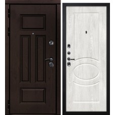 Дверь Э-2 / Сиена -1 Дуб крафт / Дуб жемчужный