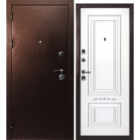 С-3/Смальта-04 Антик медный / Белый ral 9003  патина серебро