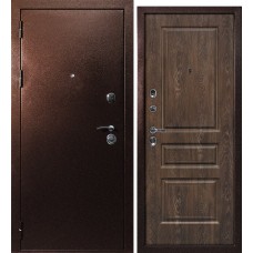 Дверь С-3/Версаль-2 Антик медный / Дуб корица