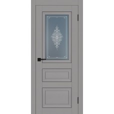 Дверь PST-29 серый бархат