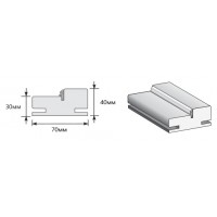 Коробка "Т" ЛВЛ/МДФ 2070*70*40 (у,п)