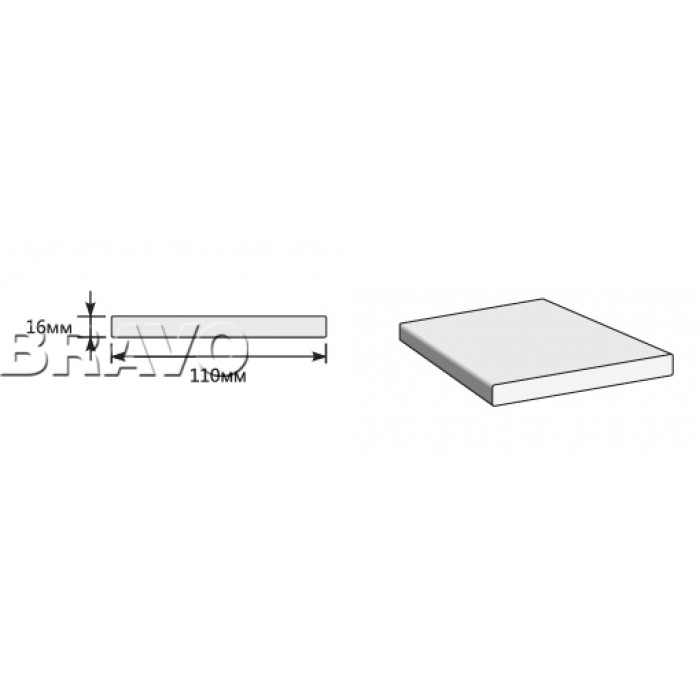Добор 2050*110*16