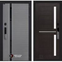 Пиано Смарт 2.0 панель 02 - Венге, стекло белое