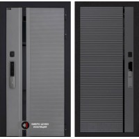 Пиано Смарт 2.0 панель 22 - Графит софт, черная вставка