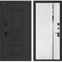 Аляска Лайт 31 - Белый софт, зеркальная вставка с тонировкой