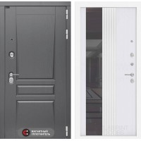 Платинум с зеркалом 32 тонированным - Белый рельеф софт