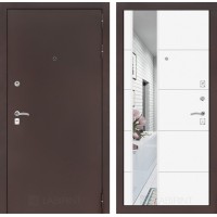 CLASSIC антик медный с зеркалом 19 - Белый софт