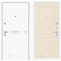 Входная дверь Лайн WHITE 03 - Крем софт
