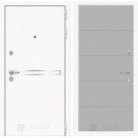 Входная дверь Лайн WHITE 13 - Грей софт