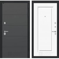 Входная дверь ART графит 27 - Эмаль RAL 9003