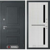 Атлантик 02 - Сандал белый, стекло черное