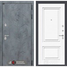 Входная дверь Бетон 26 - Эмаль RAL 9003