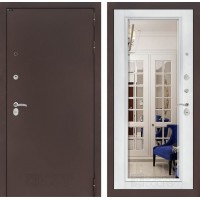 CLASSIC антик медный с зеркалом Фацет - Белый софт