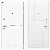 Входная дверь Лайн WHITE 21 - Белый софт