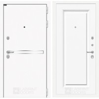 Входная дверь Лайн WHITE 27 - Эмаль RAL 9003