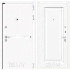 Входная дверь Лайн WHITE 27 - Эмаль RAL 9003