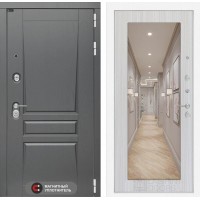 Платинум с зеркалом 18 - Сандал белый