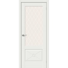 Прима-13.Ф2.0.0 White Matt White Сrystal 200*90