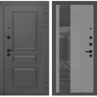 Орлеан с зеркалом 32 тонированным - Серый рельеф софт