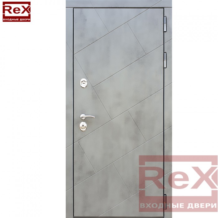 Входная дверь Rex REX-22 ФЛ-292 Бетон темный