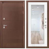 Термо Лайт с зеркалом 18 - Белое дерево