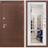 Термо Лайт с зеркалом Фацет - Белый софт