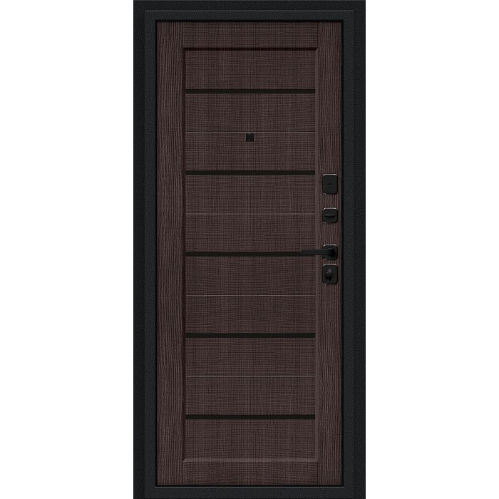 Борн/SBlack Букле черное/Wenge Melinga 205*86 левое