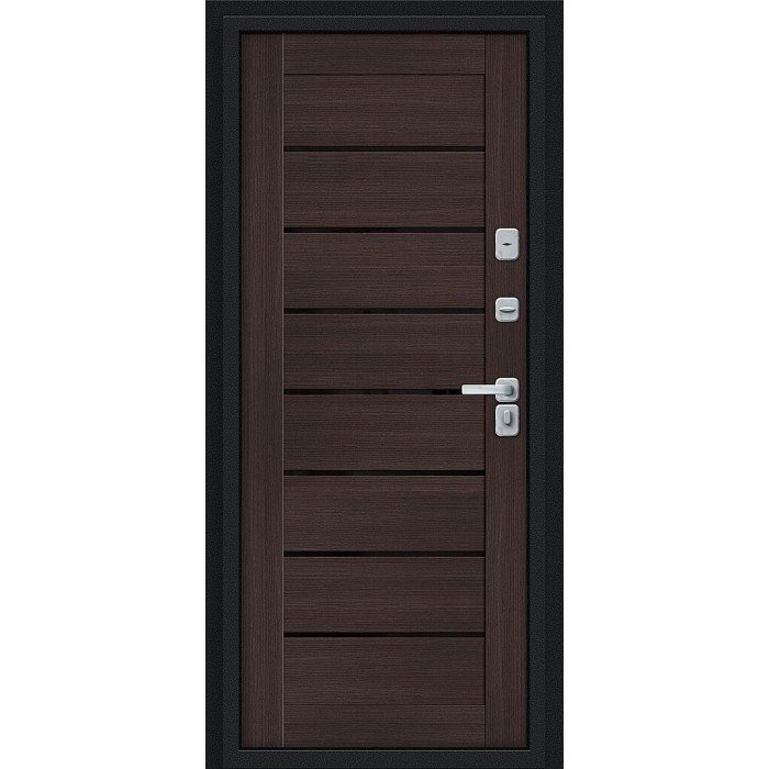 Thermo Техно Декор-2 Букле черное/Wenge Veralinga 205*96 левое