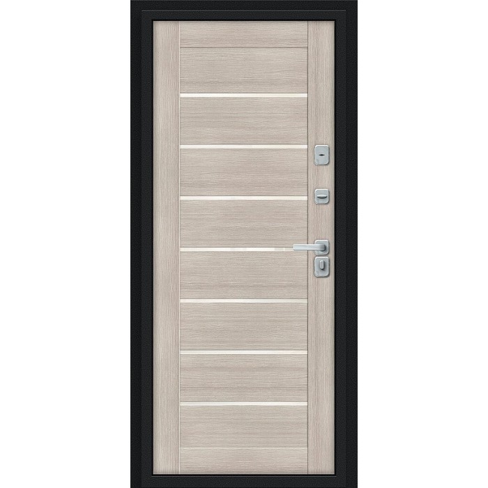 Thermo Техно Декор-2 Букле черное/Cappuccino Veralinga 205*86 правое