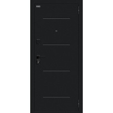 Техно/SBlack Букле черное/White Silk 205*96 левое