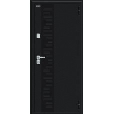 Thermo Техно Д2/BChrome Букле черное/Cappuccino Melinga 205*96 правое