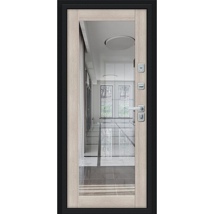 Thermo Флэш Декор-2 Букле черное/Cappuccino Veralinga 205*96 левое