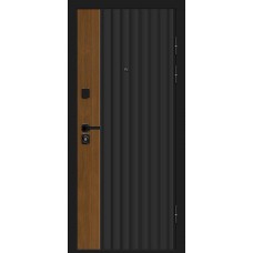 Optim Z-2 Вертикаль Муар черный-Грецкий Орех/Белый 205*86 правое