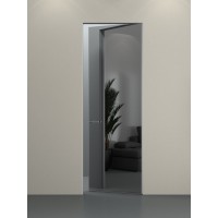 ПГ Elen ALU Revers с зеркалом ЧЁРНЫЙ Высота 2100