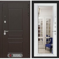 Мегаполис с зеркалом Фацет - Белый софт