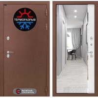 Термо Магнит с зеркалом Панорама - Белый софт