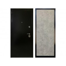 Входная дверь Атлант, 4 контура, авангард бетон серый