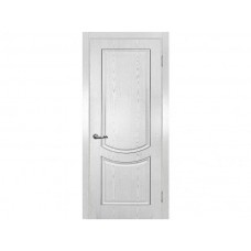 Межкомнатная дверь МАРИАМ Сиена-3 патина, белый серебро контур патина серебро, глухая
