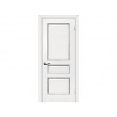 Межкомнатная дверь МАРИАМ Мурано-2, Белый  серебро, глухая