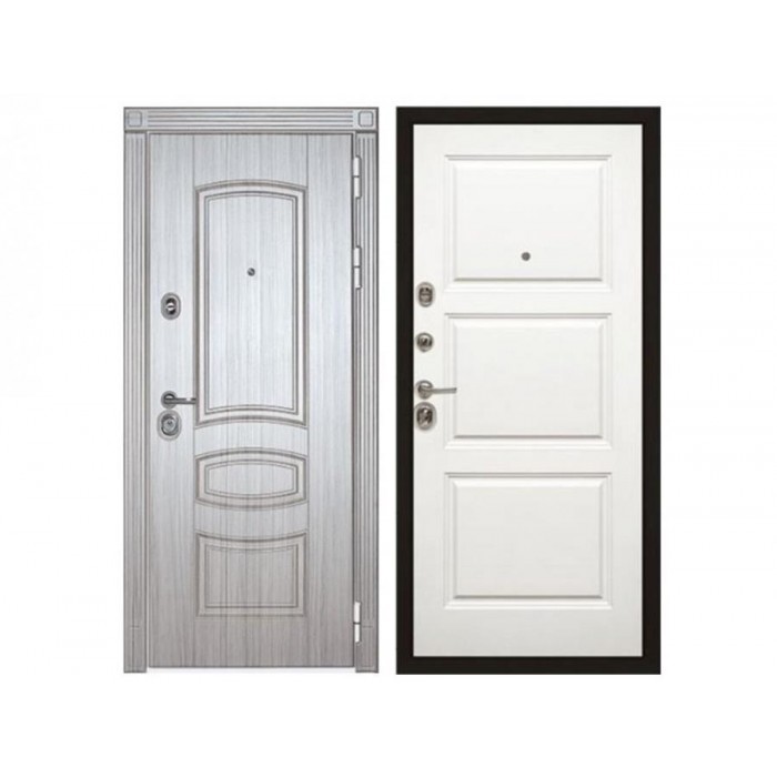 Входная дверь Сударь МД-42 Рисунок-М9 Белый Soft-Touch