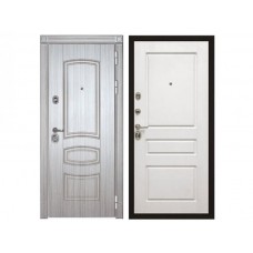 Входная дверь Сударь МД-42 Рисунок Верона 2 Белый Soft-Touch