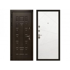Входная дверь Сударь МД-38 Рисунок Лучи Белый Soft-Touch