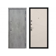 Входная дверь Сударь МД-48 Рисунок Лучи Шампань Soft-Touch