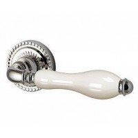 Ручка раздельная Silvia CL 1 SILVER-925/LWP-109 Серебро 925/беж фарфор