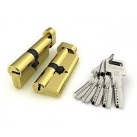 Цилиндровый механизм с вертушкой R602/80 mm (40+10+30) BBP латунь 5 кл.